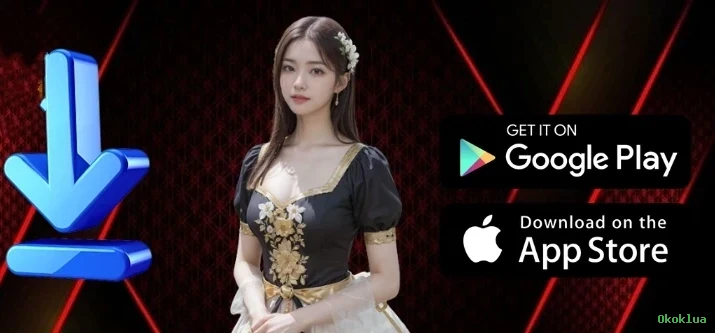 Imagem promocional do aplicativo mobile da Okoklua